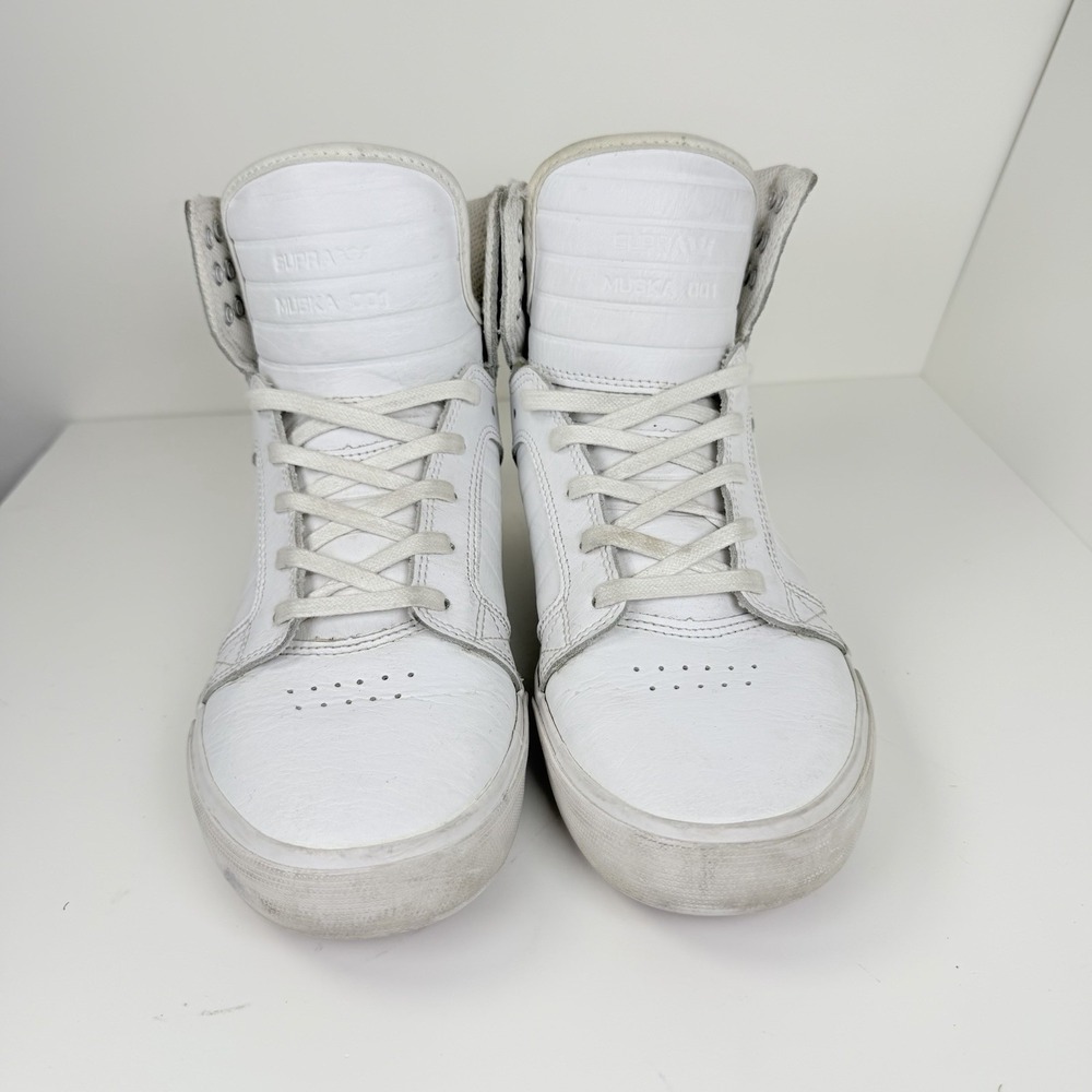 Supra Skytop Muska 001 Red Carpet White White Red Men's Size 7 Rare